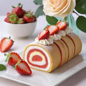 Strawberry Roll Cake